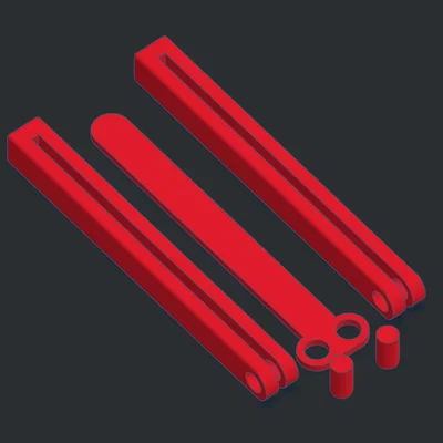 Mô hình dao bướm (butterfly knife) đơn giản