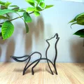 One Line Art - Hình Chó Sói Hú (Howling Wolf) - Thumbnail 2
