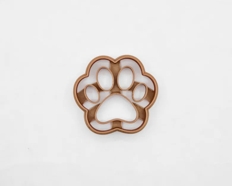 Khuôn cắt bánh quy hình chân mèo 3D độc đáo - Image 1