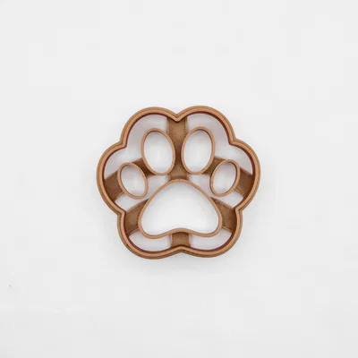 Khuôn cắt bánh quy hình chân mèo 3D độc đáo