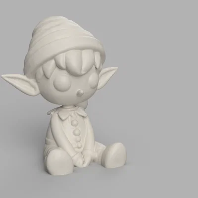Chú Yêu Tinh Giáng Sinh Tối Giản Đáng Yêu – Tuyệt Phẩm In 3D Cho Mùa Lễ Hội!