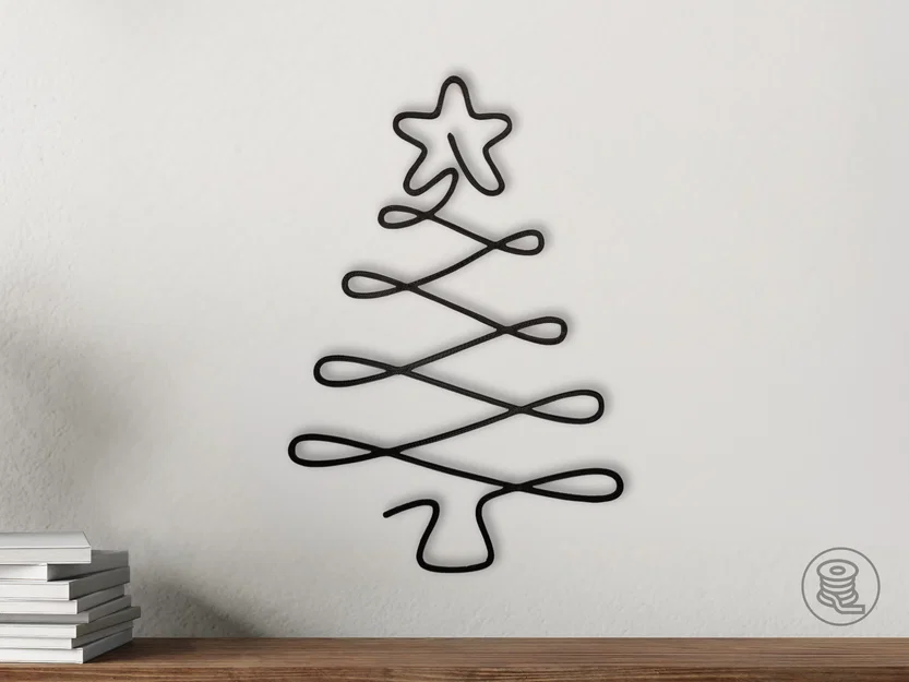 Tranh treo tường hình cây thông Noel nghệ thuật in 3D độc đáo - Image 1