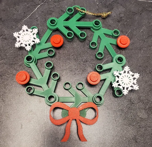 Nơ trang trí cho vòng nguyệt quế Lego - Image 1