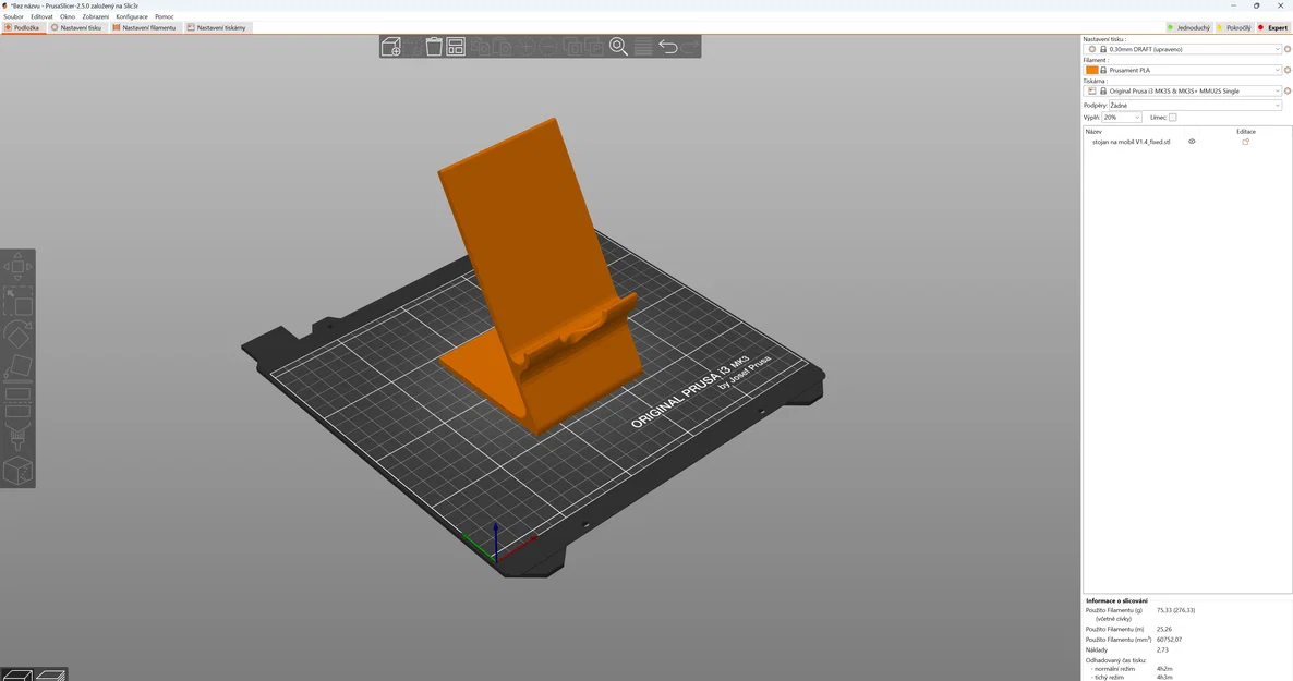 Giá đỡ điện thoại 3D để bàn - Thiết kế đơn giản, chắc chắn - Image 4