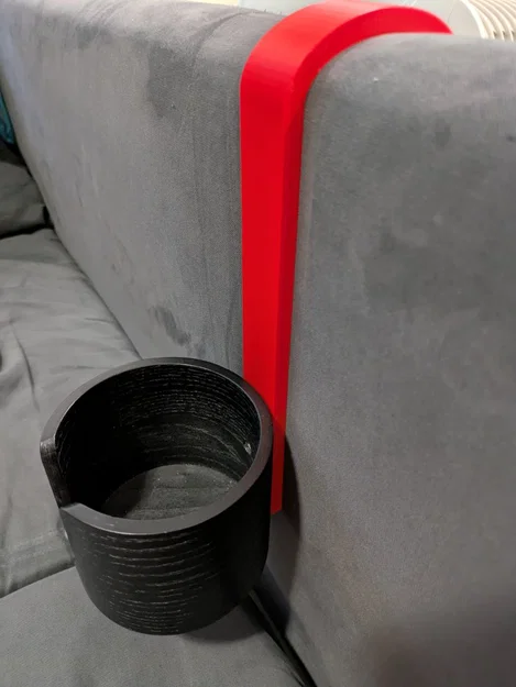 Móc treo ly/cốc cho ghế Ikea Soderhamn (tương thích Lanespelare hoặc tự in 3D) - Image 2