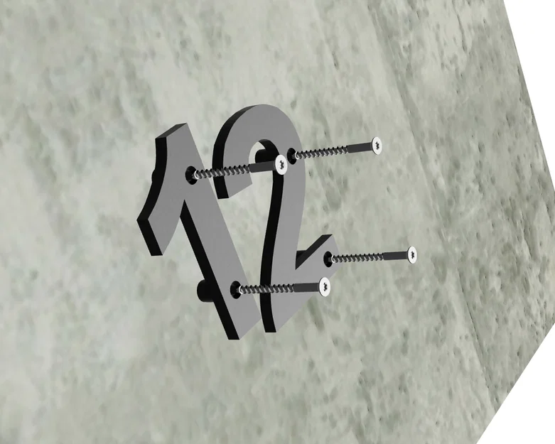 Bộ Số Nhà Đơn Giản - Dễ In, Không Cần Support - Image 3