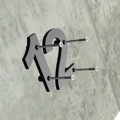 Bộ Số Nhà Đơn Giản - Dễ In, Không Cần Support