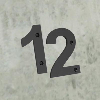 Bộ Số Nhà Đơn Giản - Dễ In, Không Cần Support