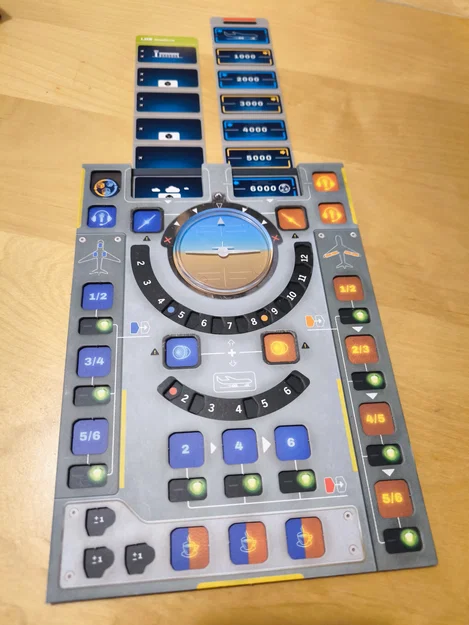 Hướng dẫn căn chỉnh thẻ Sân bay và Độ cao cho Boardgame Sky Team - Image 1