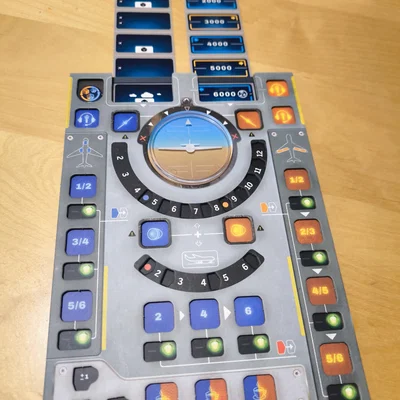 Hướng dẫn căn chỉnh thẻ Sân bay và Độ cao cho Boardgame Sky Team