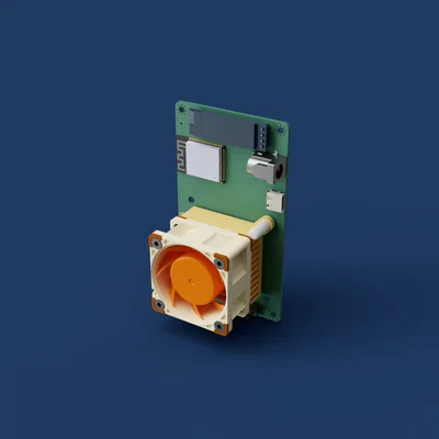 Mô hình Bitaxe Gamma 601 độ chi tiết cao