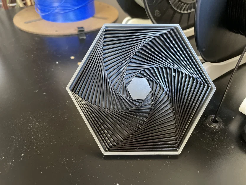 Mô hình lục giác xoắn ốc thư giãn (Hexagon Fidget) - Mẫu in 3D đẹp - Image 1