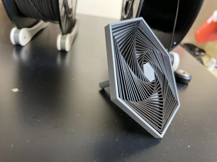 Mô hình lục giác xoắn ốc thư giãn (Hexagon Fidget) - Mẫu in 3D đẹp - Image 2