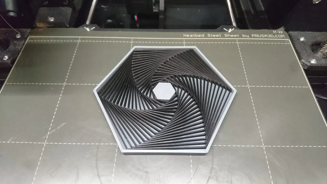 Mô hình lục giác xoắn ốc thư giãn (Hexagon Fidget) - Mẫu in 3D đẹp - Image 3