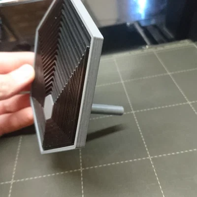 Mô hình lục giác xoắn ốc thư giãn (Hexagon Fidget) - Mẫu in 3D đẹp