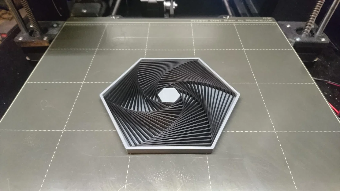 Mô hình lục giác xoắn ốc thư giãn (Hexagon Fidget) - Mẫu in 3D đẹp - Image 7