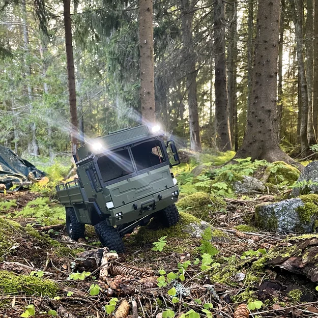 Thân vỏ xe tải Off-Road Armadillo 1/10 cho SCX10 III - Image 3