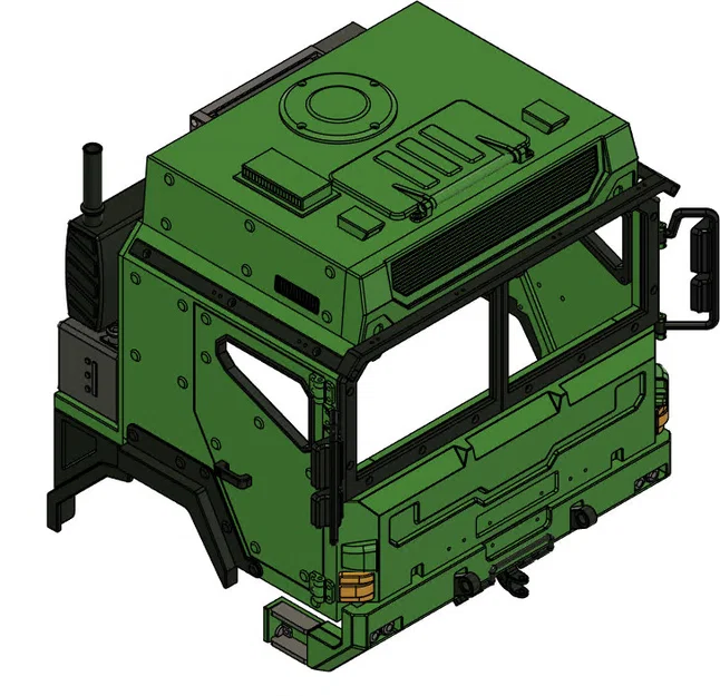 Thân vỏ xe tải Off-Road Armadillo 1/10 cho SCX10 III - Image 4