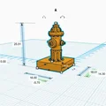 Mô hình trụ nước chữa cháy phong cách LEGO in 3D ấn tượng - Thumbnail 2