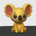 Mô hình chú gấu Koala xinh xắn trang trí in 3D - Thumbnail 1
