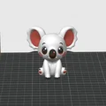 Mô hình chú gấu Koala xinh xắn trang trí in 3D - Thumbnail 3