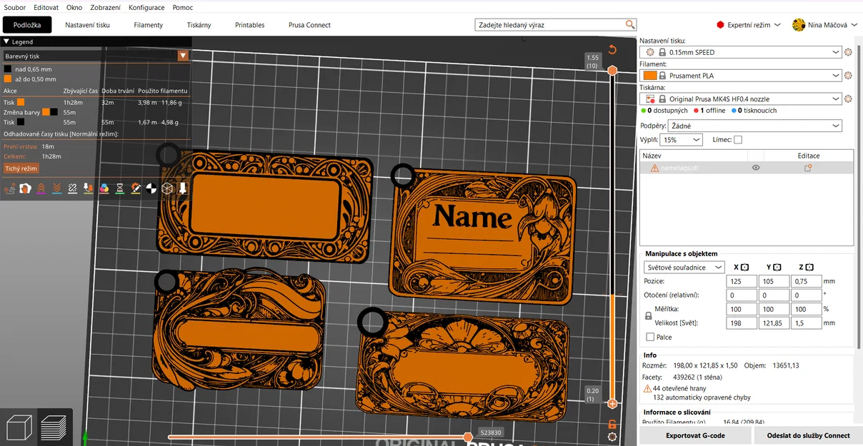 Bộ thẻ tên quà tặng tái sử dụng 3D độc đáo phong cách cổ điển - Image 6