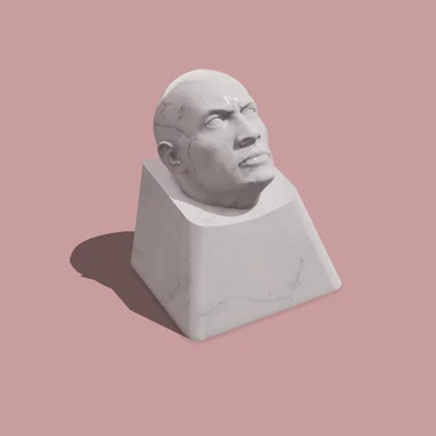 Keycap The Rock - Cứng cáp nhất hệ mặt trời
