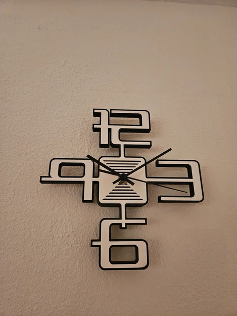 Design Clock - Đồng hồ nghệ thuật in 3D độc đáo - Image 1