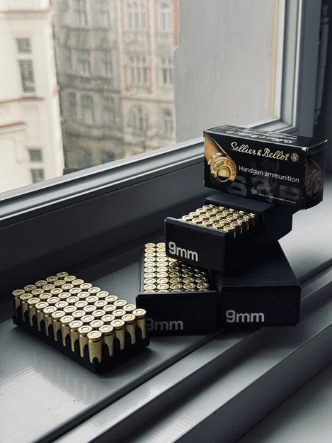 Hộp đựng đạn 9mm Luger 50 viên (Sellier & Bellot) - Image 2