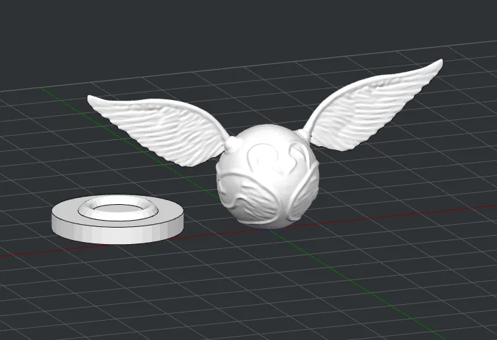 Mô hình 3D Golden Snitch Harry Potter trang trí cực đẹp - Image 1