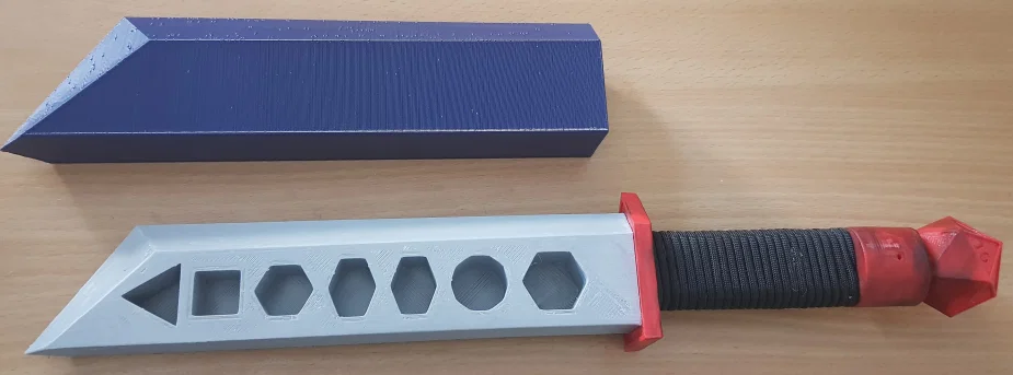 Kiếm Đựng Xúc Xắc DnD Dice Sword - Mô Hình In 3D Độc Đáo - Image 1