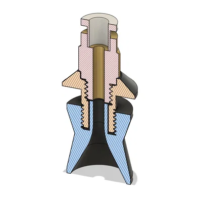 Bộ chuyển đổi PTFE clip và dẫn sợi nhựa cho Creality Space Pi/Plus