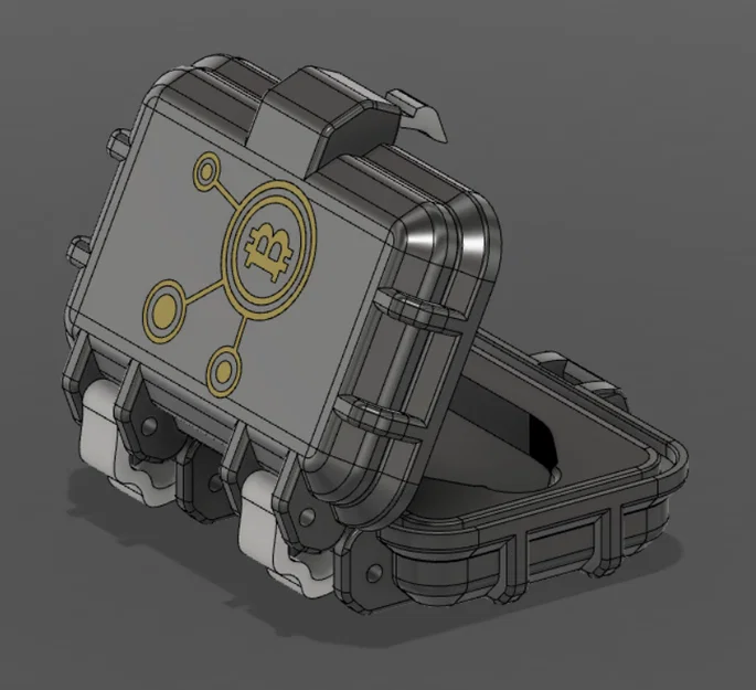 Vỏ hộp in 3D cho ví Trezor Model One - Image 1