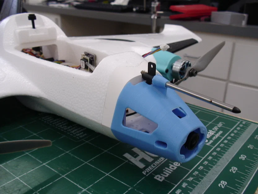 Mũi nhựa cho Atomrc Penguin & Tấm gắn VTX/Cảm biến Airspeed Matek - Image 1