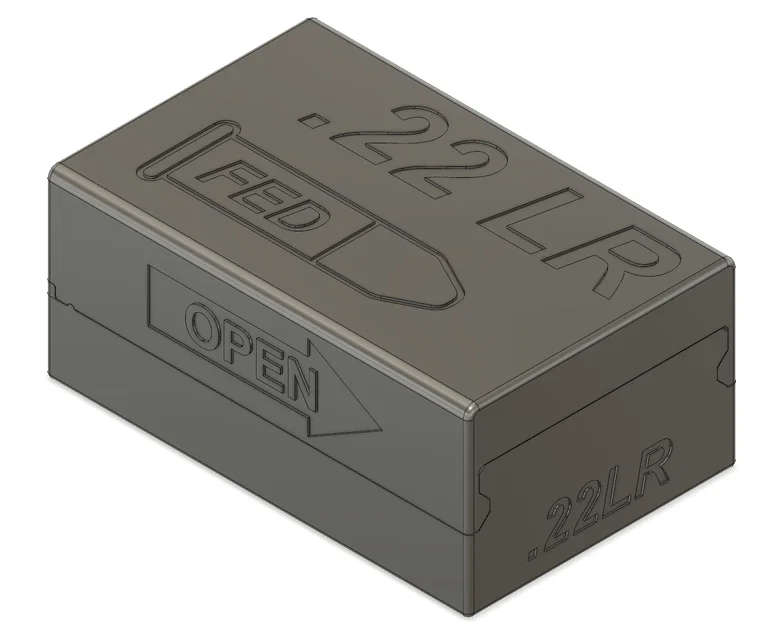 Hộp đựng đạn .22LR cho khay Federal - Phụ kiện in 3D tiện lợi - Image 1