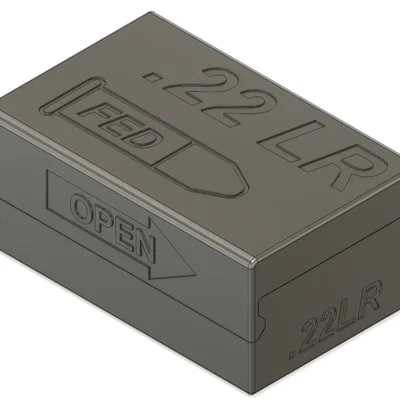 Hộp đựng đạn .22LR cho khay Federal - Phụ kiện in 3D tiện lợi
