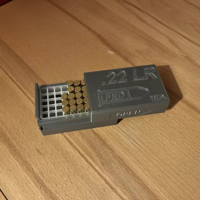 Hộp đựng đạn .22LR cho khay Federal - Phụ kiện in 3D tiện lợi