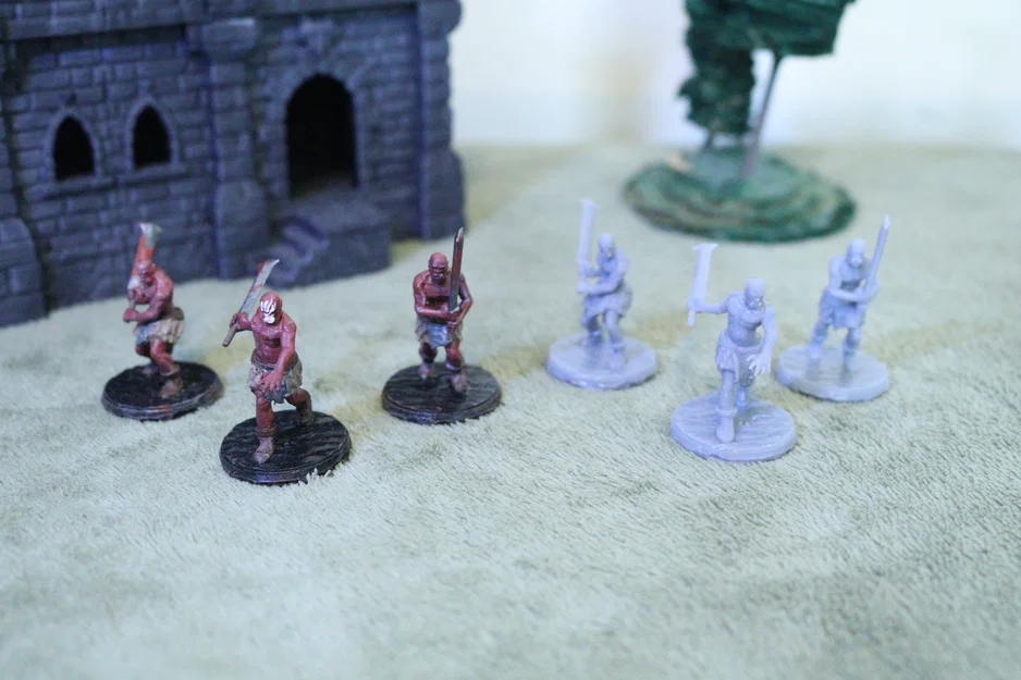 Mô hình chiến binh Uruk-Hai Berserkers cho trò chơi Tabletop - Image 4