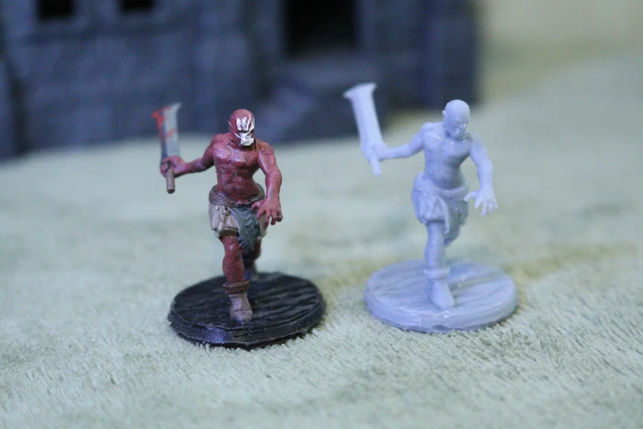 Mô hình chiến binh Uruk-Hai Berserkers cho trò chơi Tabletop - Image 6