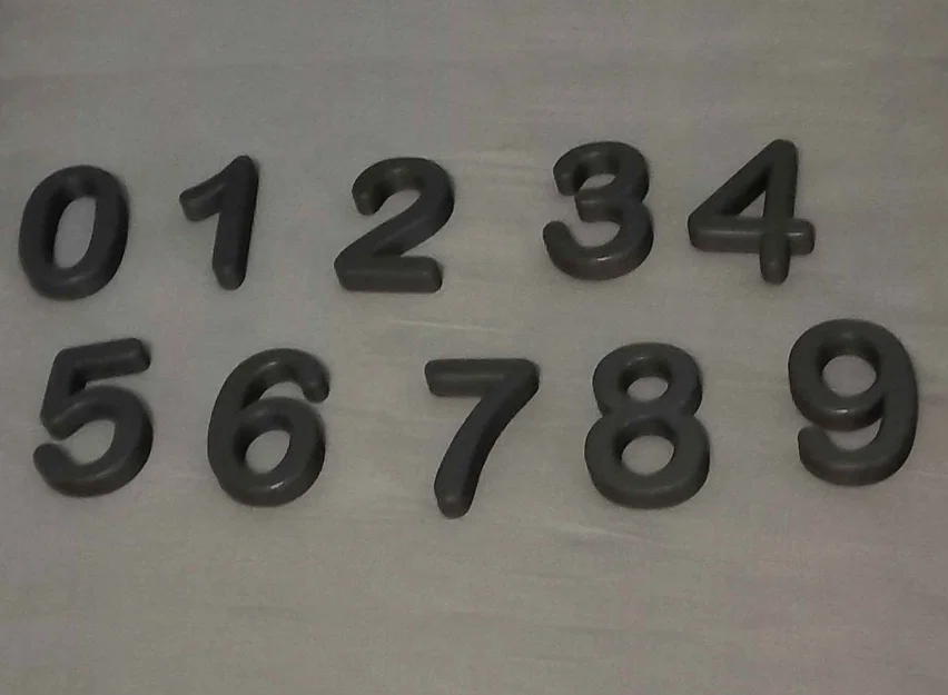 Simple Digits (Parametric) - Mô hình số tùy chỉnh - Image 1