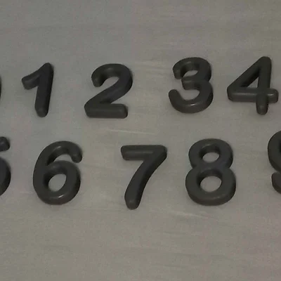 Simple Digits (Parametric) - Mô hình số tùy chỉnh