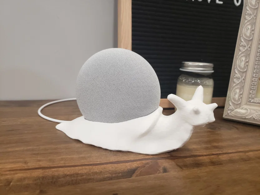 Đế giữ loa Google Home/Nest Mini hình ốc sên - Image 1