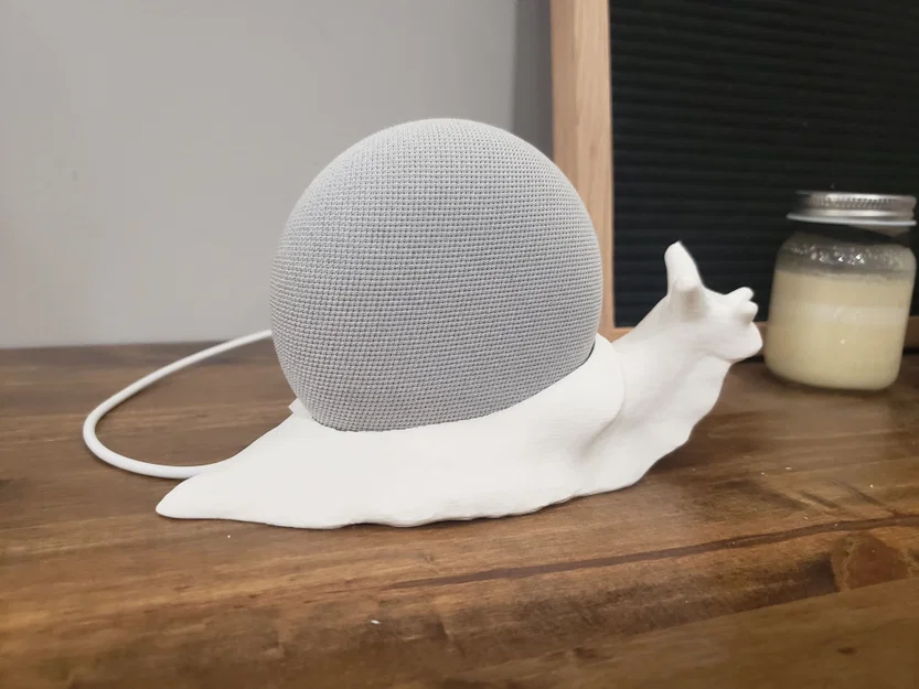 Đế giữ loa Google Home/Nest Mini hình ốc sên - Image 6