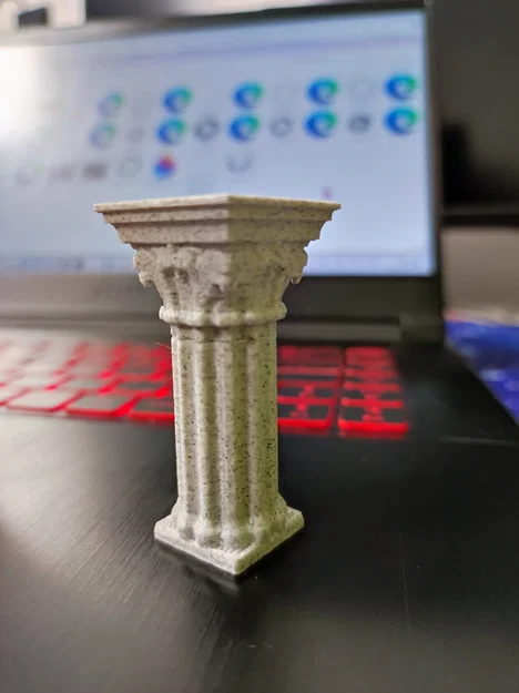 Mô hình cột kiến trúc cổ điển (Column) - In 3D linh hoạt kích thước - Image 1