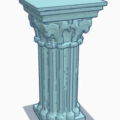 Mô hình cột kiến trúc cổ điển (Column) - In 3D linh hoạt kích thước