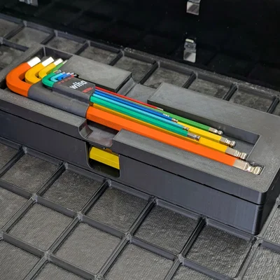 Khay Đựng Lục Giác Wiha (Allen Key) - Hệ Gridfinity