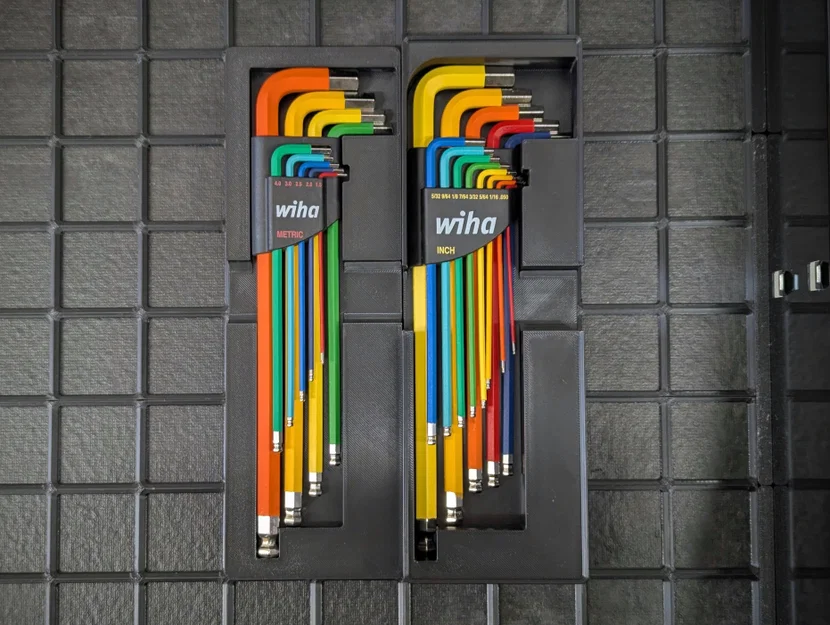 Khay Đựng Lục Giác Wiha (Allen Key) - Hệ Gridfinity - Image 4