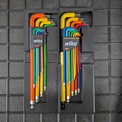 Khay Đựng Lục Giác Wiha (Allen Key) - Hệ Gridfinity