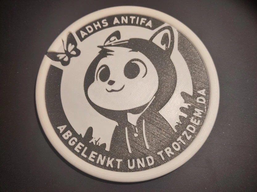 ADHS Antifa - Bảng mô hình chú sóc và cánh bướm (Gốc từ Neuroticfish) - Image 1