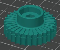 Núm vặn điều chỉnh bàn in v2 cho Qidi Q1 Pro - Image 1